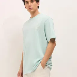 The Bear House Blue Cotton Printed Regular Fit T-Shirt-picture-24