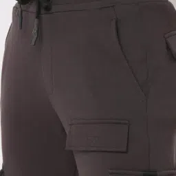 Spykar Grey Straight Fit Trackpants image 5