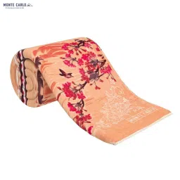 Monte Carlo Beige Polyester 850 GSM Double Bed Winter Blanket image 4
