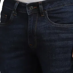 Louis Philippe navy Solid Jeans image 4