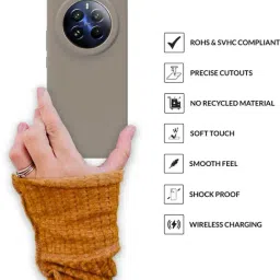 Sprig Back Cover for REALME 12 PRO PLUS (Brown) image 4