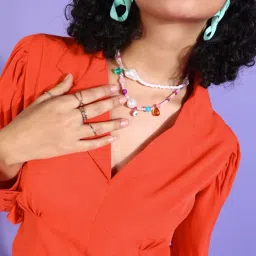 Rare Orange Slim Fit Crop Top image 4