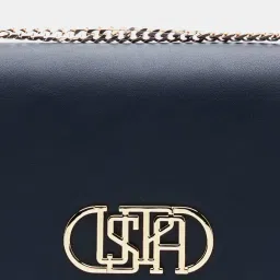 U.S. Polo Assn. Blue Solid Sling Handbag image 4