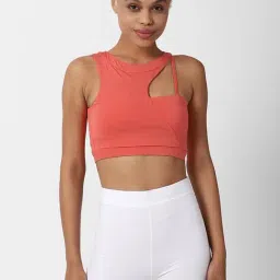 Forever 21 Orange Non Wired Non Padded Sports Bra-picture-20
