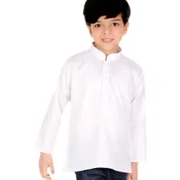 BownBee Kids White Cotton Kurta-picture-12