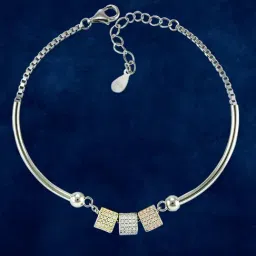 Taraash 92.5 Sterling Silver Bracelet for Women-picture-20