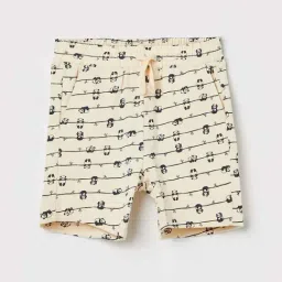 Juniors By Lifestyle Beige Cotton Regular Fit Printed Shorts-picture-26