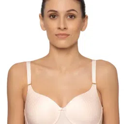 Triumph Beige Half Coverage T-Shirt Bra-picture-12