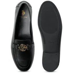 U.S. Polo Assn. Women's Black Casual Loafers image 4