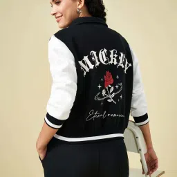 Honey by Pantaloons Black & White Cotton Printed Sweatshirt image 4