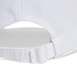 adidas White 100% Polyester Baseball Cap (OSFC) image 4