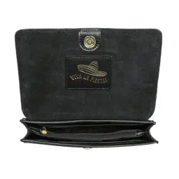 Hidesign Black PEYOTE 03 Woven Small Leather Cross Body Bag image 4