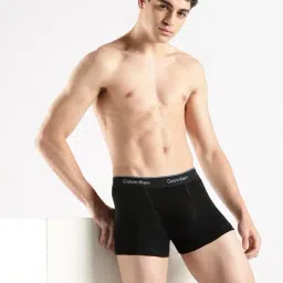 Calvin Klein Underwear Black Cotton Regular Fit Trunks image 5
