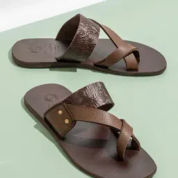 Privo by Inc.5 Men's Brown Toe Ring Sandals-picture-20