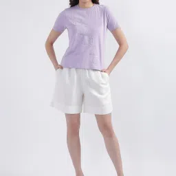 Gant White Relaxed Fit Shorts image 4