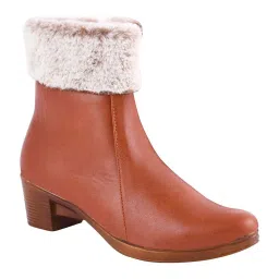 Shoetopia Kids Tan Casual Boots image 4