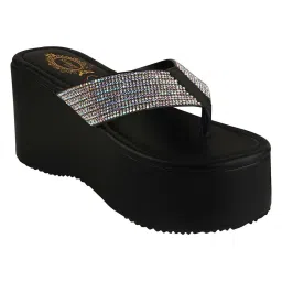 Shoetopia Kids Black Thong Sandals image 4