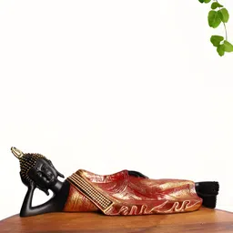 INTERNATIONAL GIFT Red Buddha Idol Showpiece-image-2
