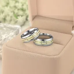 Iga collection Unisex Set Of 2 Glow Fing Rings image 3