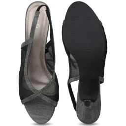 Inc.5 Women's Black Sling Back Stilettos image 4