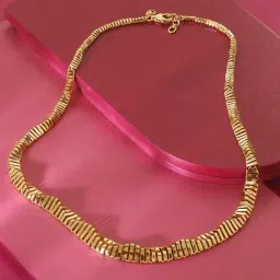 Mia by Tanishq 14k (585) Yellow Gold Necklace for Women-picture-16