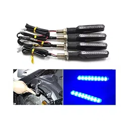 A4S LED Indicator Light for Bajaj Discover 100M-Dark Blue (Pack of 4) image 2