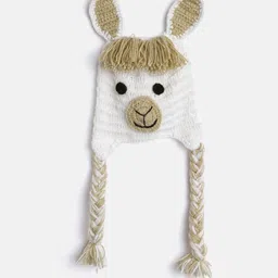 CHUTPUT Kids Set of 2 Black & White Crochet Beanie image 3