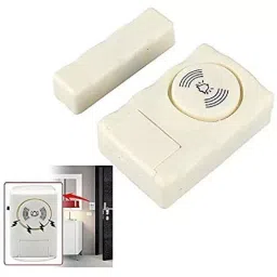 FEDUS Door High Alarm with Magnetic Sensor 150 db Off White (Pack of 3 Pcs) image 2