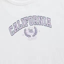 mothercare Girls Typography Printed T-shirt image 2