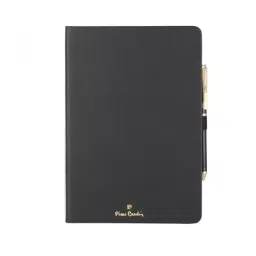 Pierre Cardin Carnival Set Diary & Vista 2-in-1 Ball Pen Black and Glossy Blue Finish with Gold Trim, 8901765036308-BLUE image 3