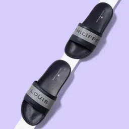 Louis Philippe Men's Navy Slides-picture-20