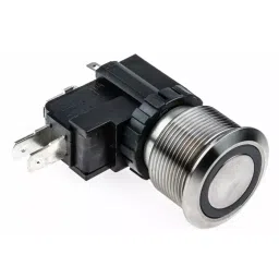 RS PRO Illuminated Push Button Switch Maintained 22.2 mm SPDT White LED 250/125 V AC, 1758780-picture-48