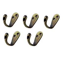 Screw Tight B180401AB-5 Brass One Prong Wide Hook (Pack of 5)-image-89