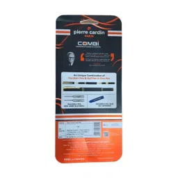 Pierre Cardin Dual Combination Ball & Fountain Pen Matte Blue with Gold-Plated Trim, 8901765035349-BLUE image 2