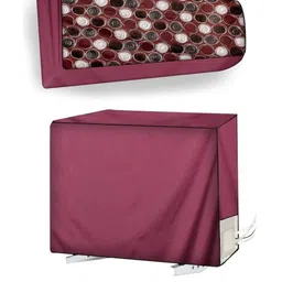 The Furnishing Tree Maroon Printed Air Conditioner Cover-picture-30