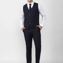 Peter England Elite Slim-Fit Three Piece Suit image 2