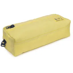 QIPS Dual Compartments Pencil pouch- Yellow image 4