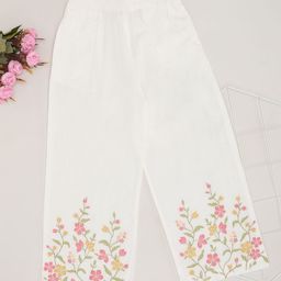AKKRITI BY PANTALOONS Girls Floral Palazzos-picture-37