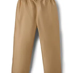 Babyhug Cotton Woven Full Sleeves Cambric Foil Printed Kurta Pajama Set- Mustard image 5