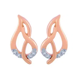 P.C. Chandra Jewellers 14 kt Gold & Diamond Earrings-picture-22