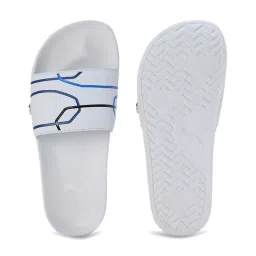 Puma Kids BMW MMS Leadcat 2.0 Graphic Jr White Slides image 4