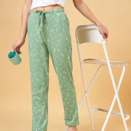 Dreamz by Pantaloons Green Cotton Printed Pyjamas image 4