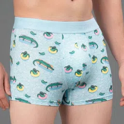 Red Tape Blue Printed Trunks image 4