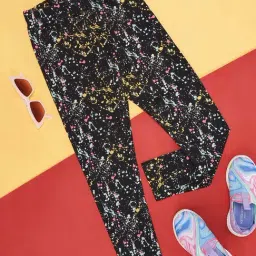 Pantaloons Junior Pirate Black Printed Leggings-picture-23
