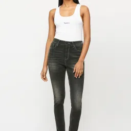 Pepe Jeans Black Mid Rise Jeans image 4