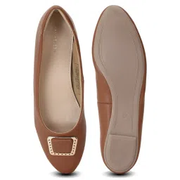 Van Heusen Women's Brown Flat Ballets image 4