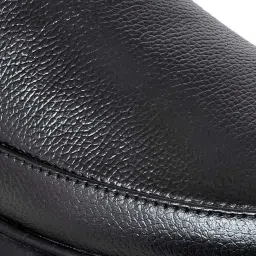 Allen Cooper Men's Black Casual Slip-Ons image 4