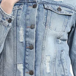 Monte Carlo Light Blue Regular Fit Jacket image 4