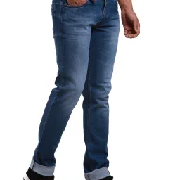 Parx Dark Blue Slim Fit Jeans image 4