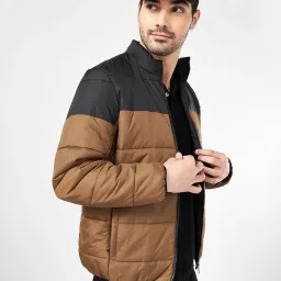 Byford By Pantaloons Brown Regular Fit Quilted Jacket image 4
